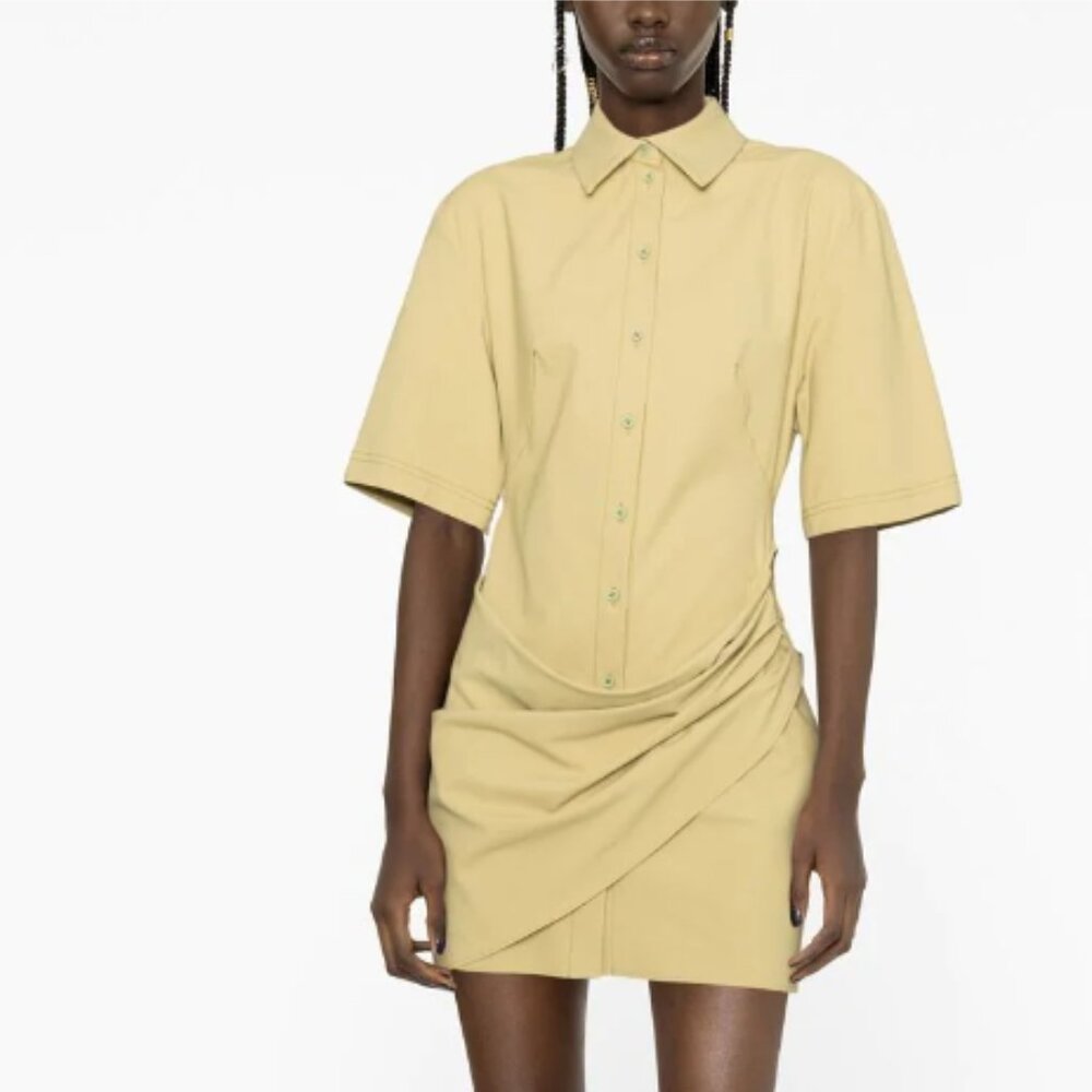 BNWT SS23 JACQUEMUS LA ROBE CAMISA SHIRT DRESS 40
